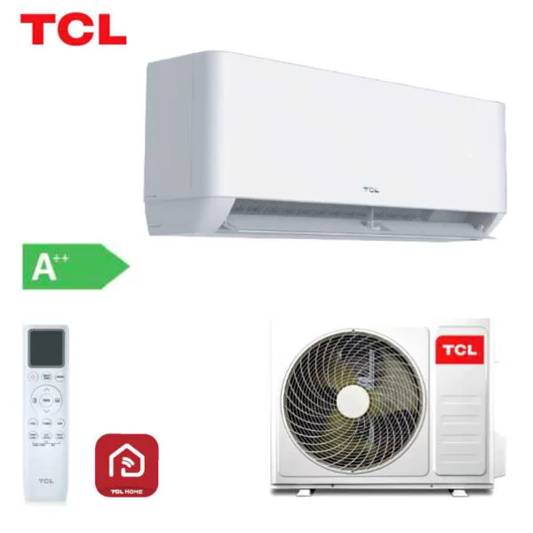 TCL  Aire acondicionado Split 1 x 1  Inverter, Bomba de calor