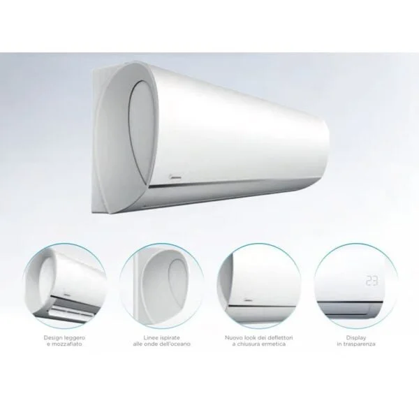 Midea Blanc 52 (18)N8 Aire acondicionado A++ Inverter,R-32,Frio/Calor - Imagen 2
