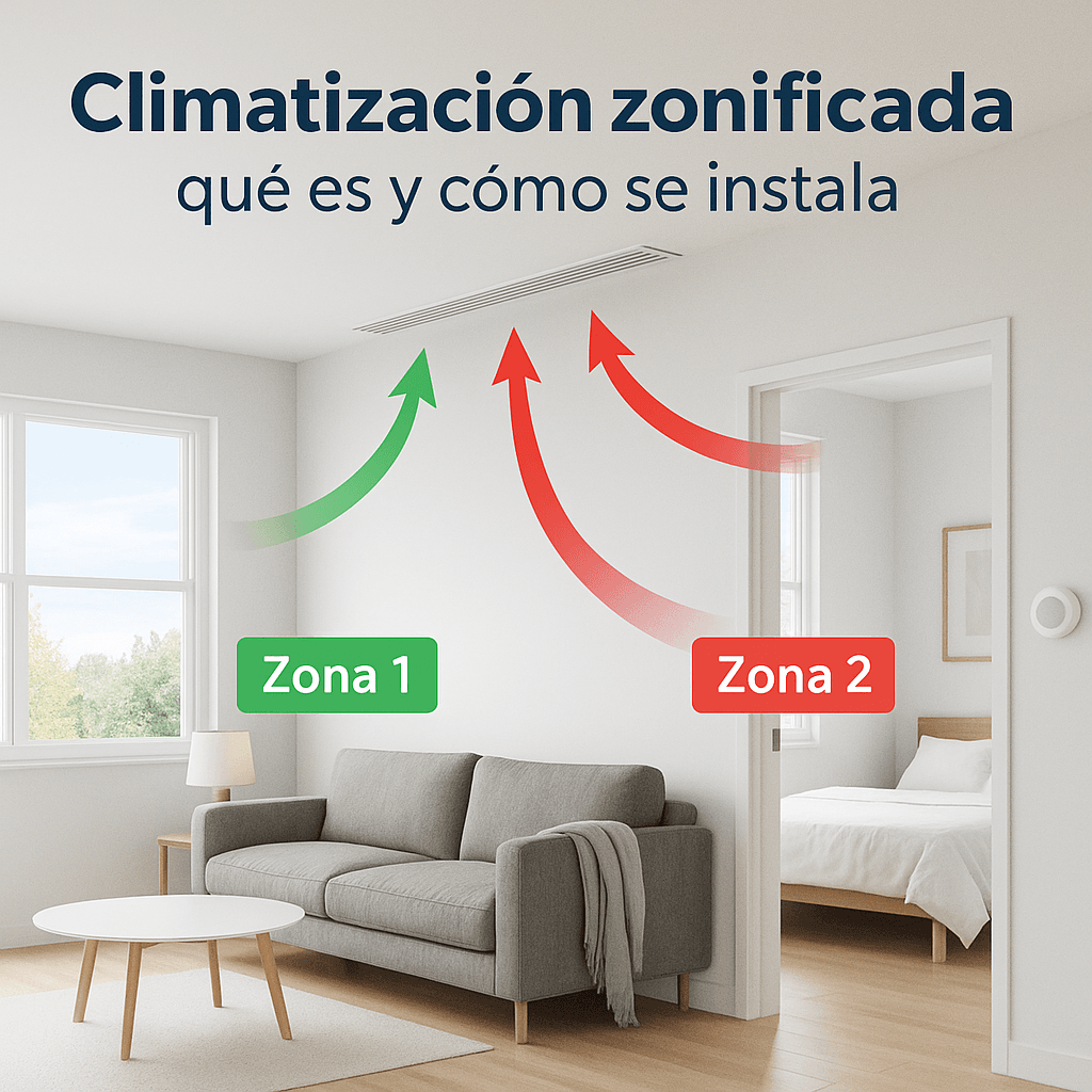 climatización zonificada
