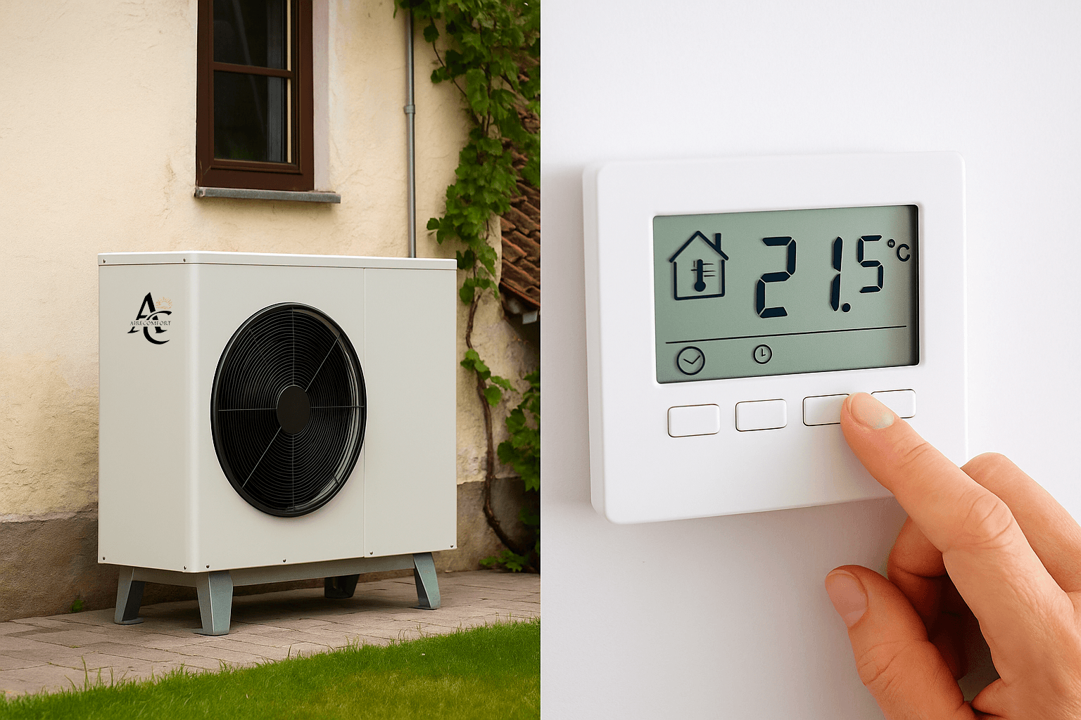 mantenimiento en un sistema de aerotermia