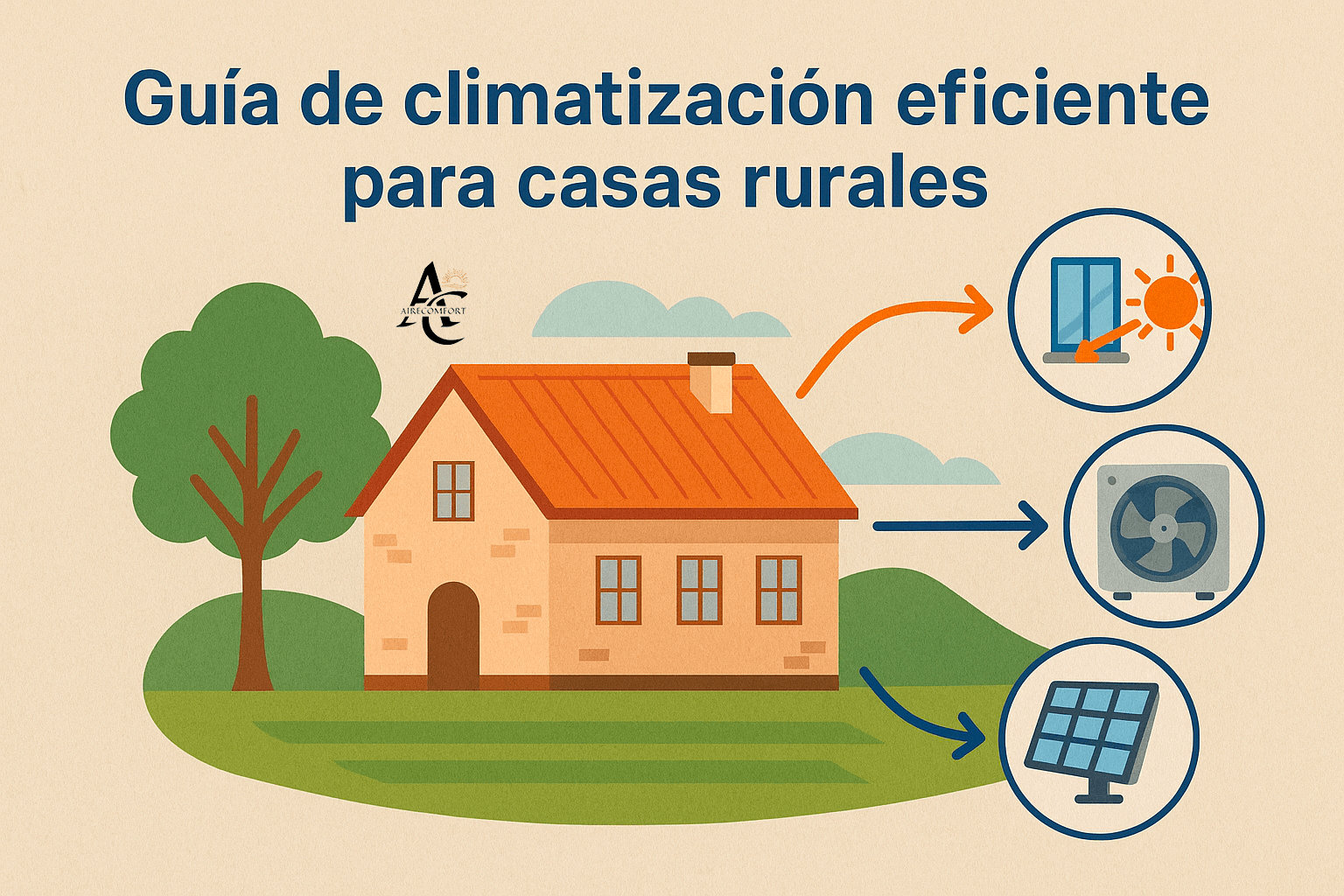 climatizacion eficiente casas rurales