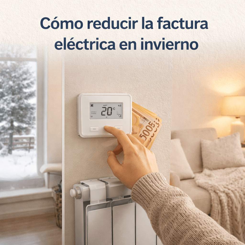 como reducir la factura electrica en invierno