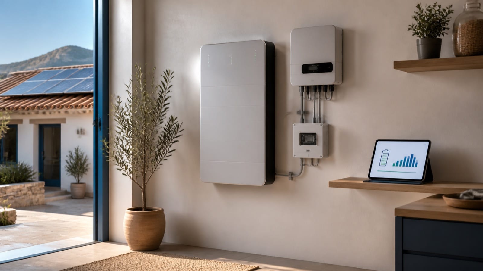 Batería solar residencial para calcular la capacidad necesaria en una vivienda