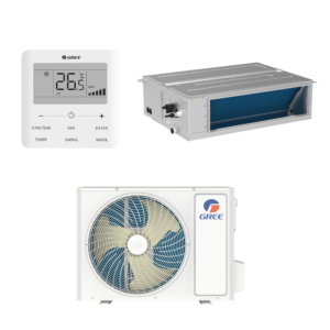 Gree UM CDT 24 y 30 por conductos con unidad interior, exterior y mando